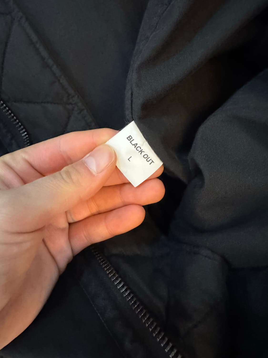 [L] 블랙아웃 ma-1 초판 블랙 상품이미지4