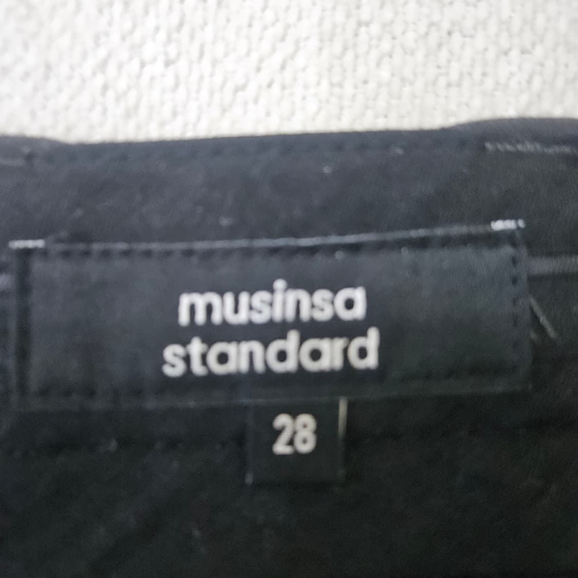 28 무신사 스탠다드 블랙 슬랙스 0311Y 상품이미지3