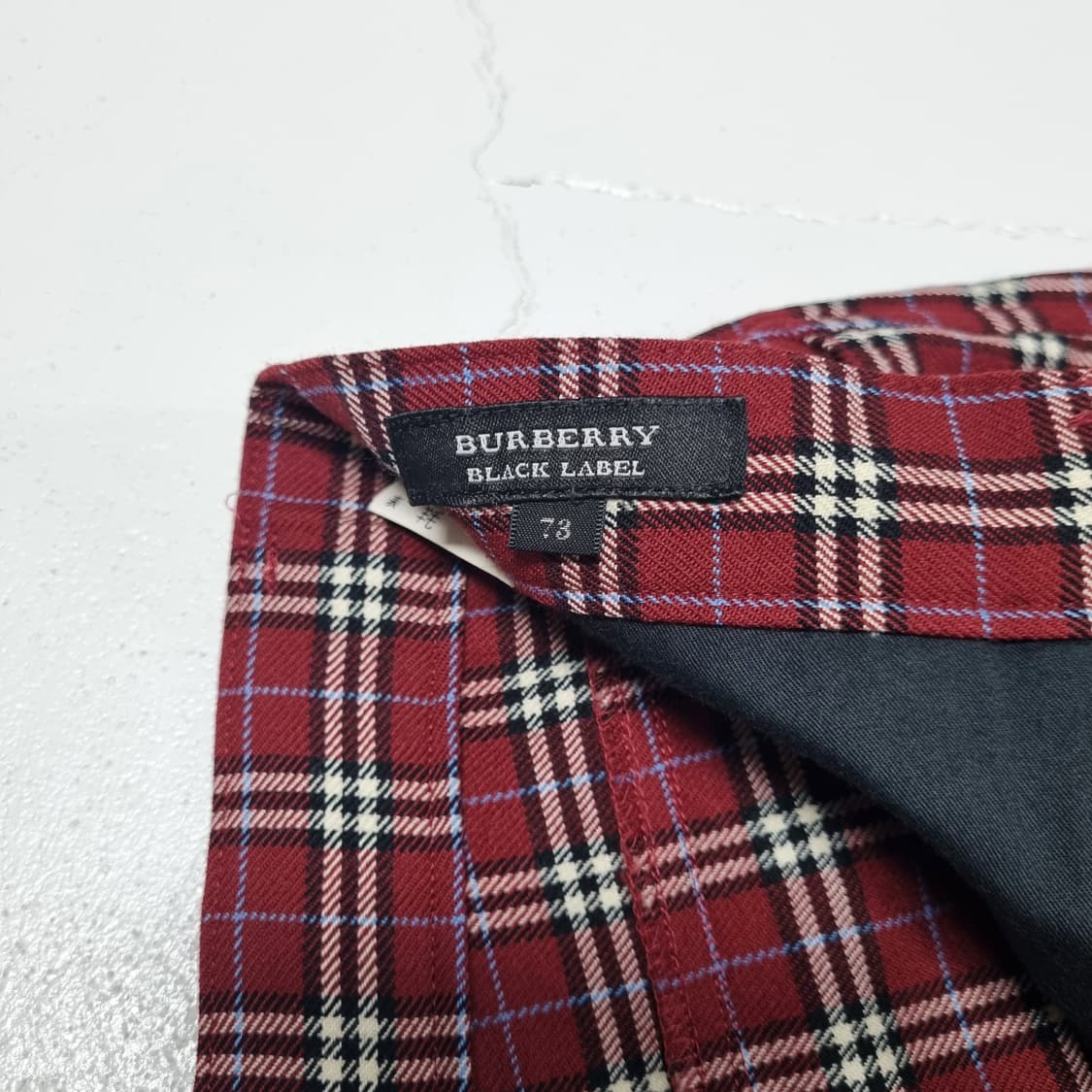 버버리 블랙라벨 타탄체크 슬랙스 - 29 상품이미지9
