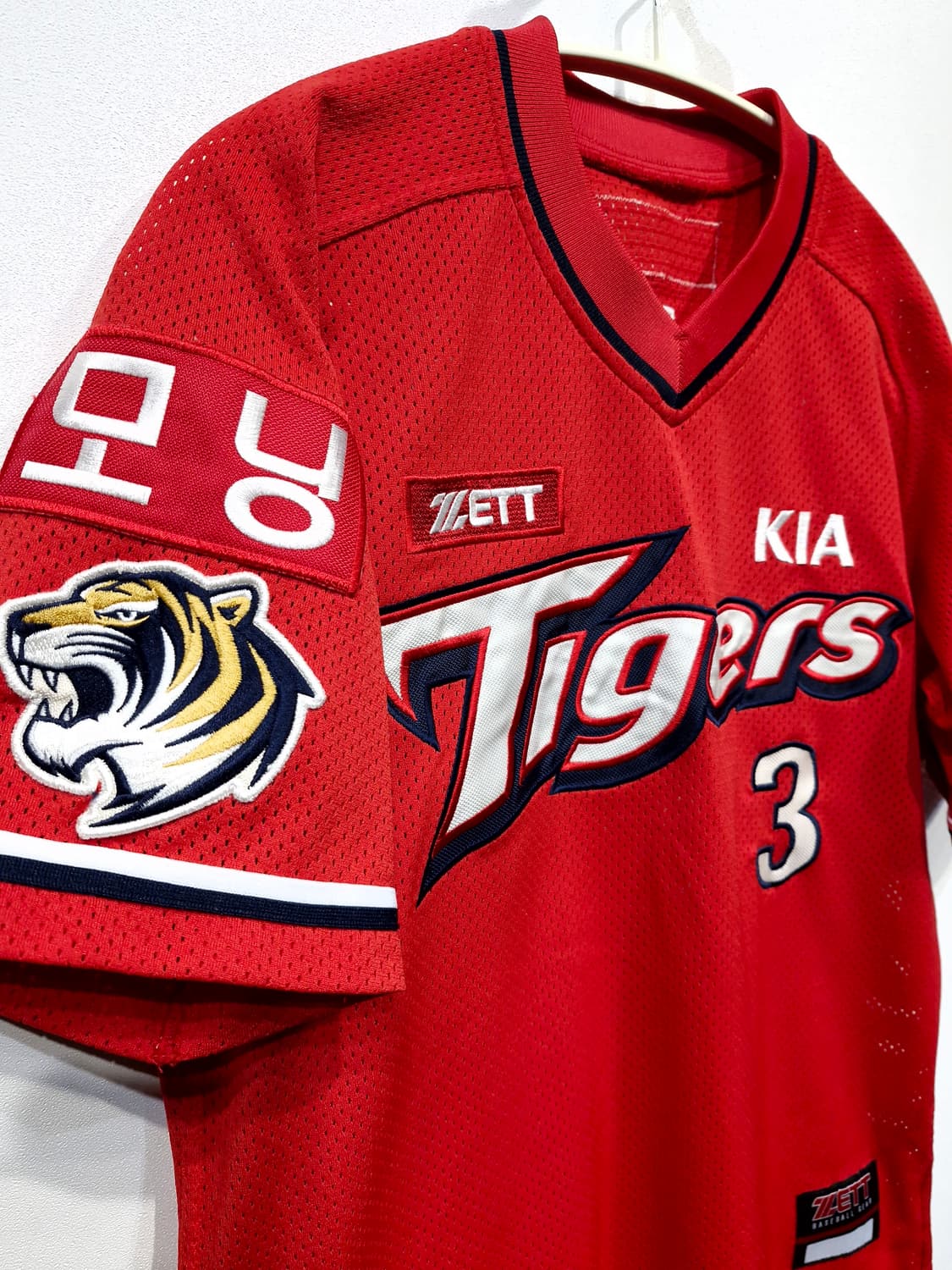 ZETT 기아타이거즈 김선빈마킹 올드 어센틱 유니폼 상품이미지3