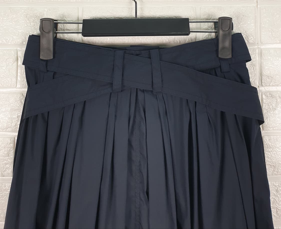 [26]시스템 벨티드 플레어 롱 스커트 상품이미지5