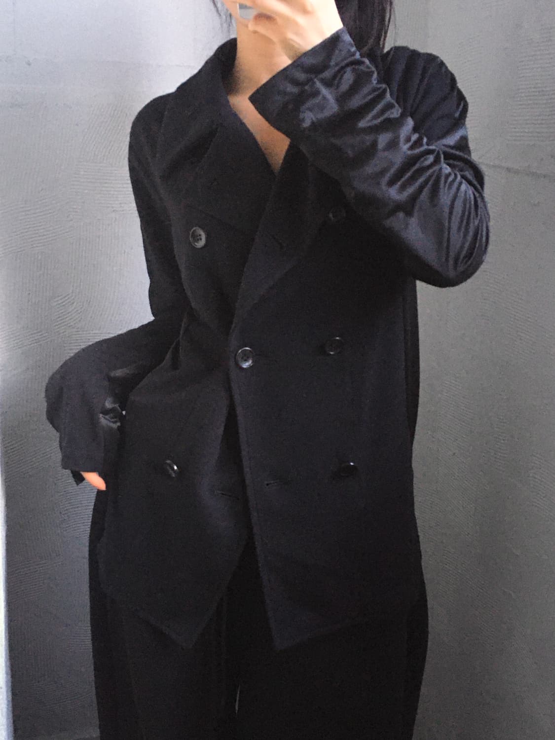 Comme des Garcons Black 꼼데가르송 블랙 더블 자켓 상품이미지2