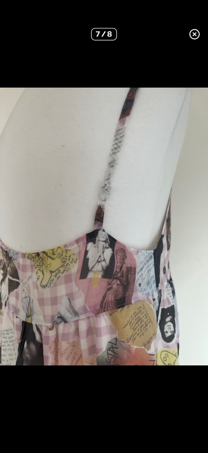 히스테릭 글래머 x 코트니 러브 슬립 원피스 상품이미지4