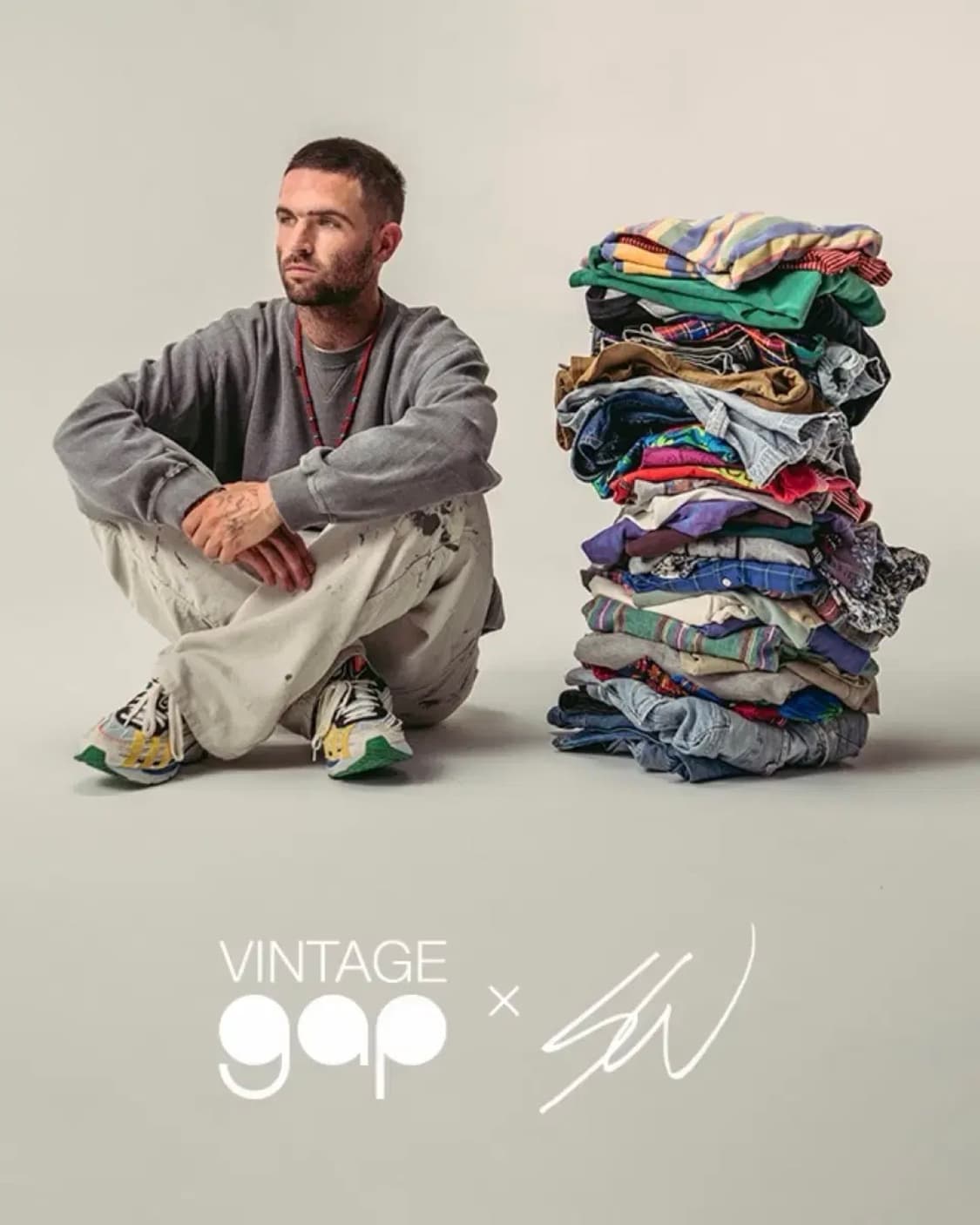 90s 빈티지 올드 갭 GAP 라운드 넥 니트 105 상품이미지10