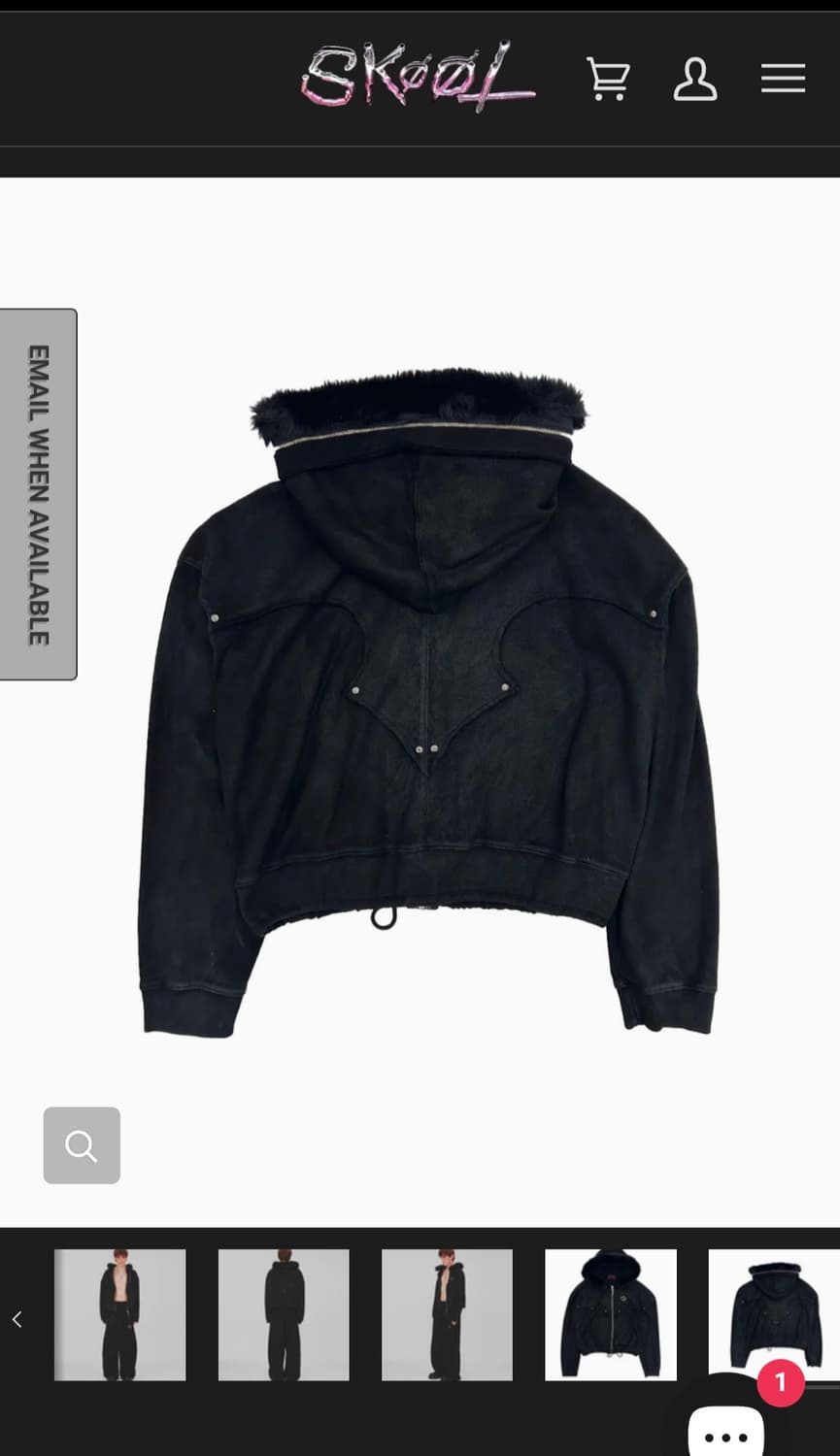 스쿠읏 핸드미다운즈  번아웃 후드 상품이미지2