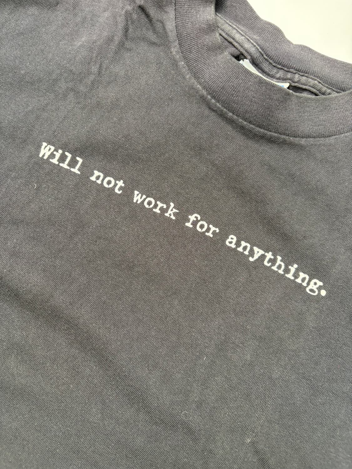 90s Will Not Work Tee (black) 상품이미지5