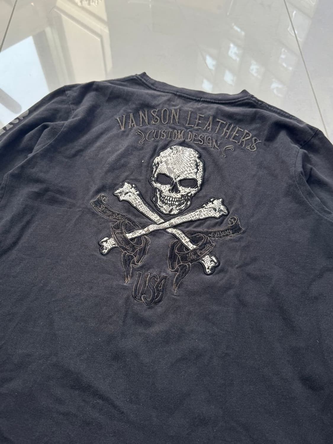 CROSS BONE LS TEE 크로스본 LS 티셔츠 상품이미지2