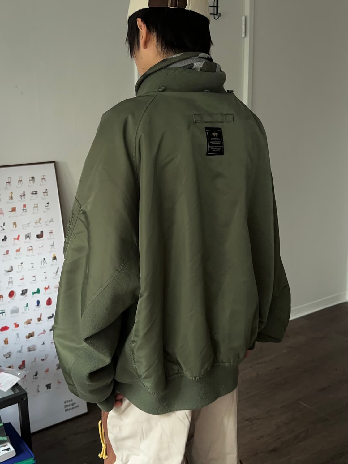 Alpha Industries 오버사이즈 쉐르파 봄버 상품이미지6