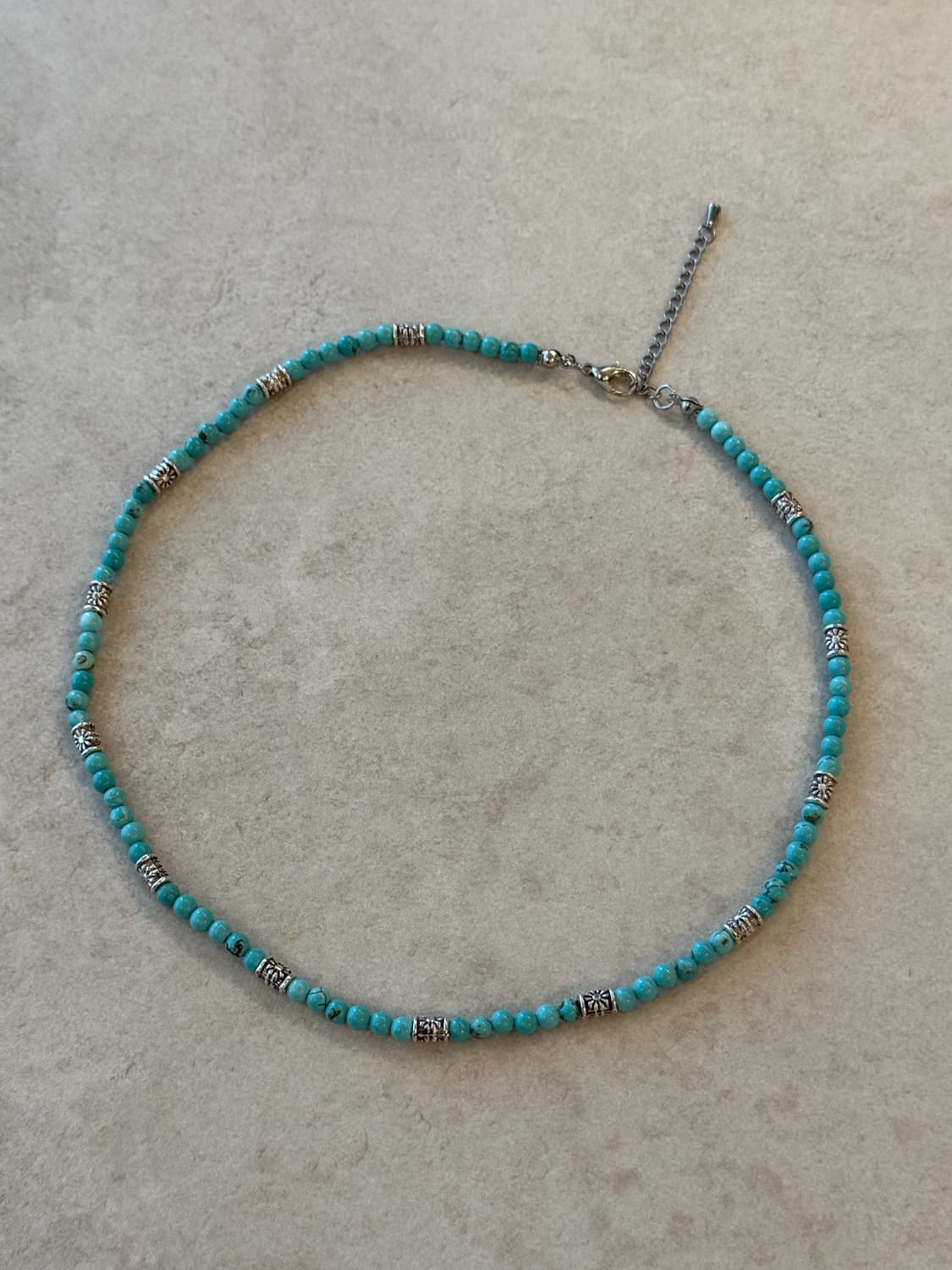 터키석 레이어드 목걸이 상품이미지1