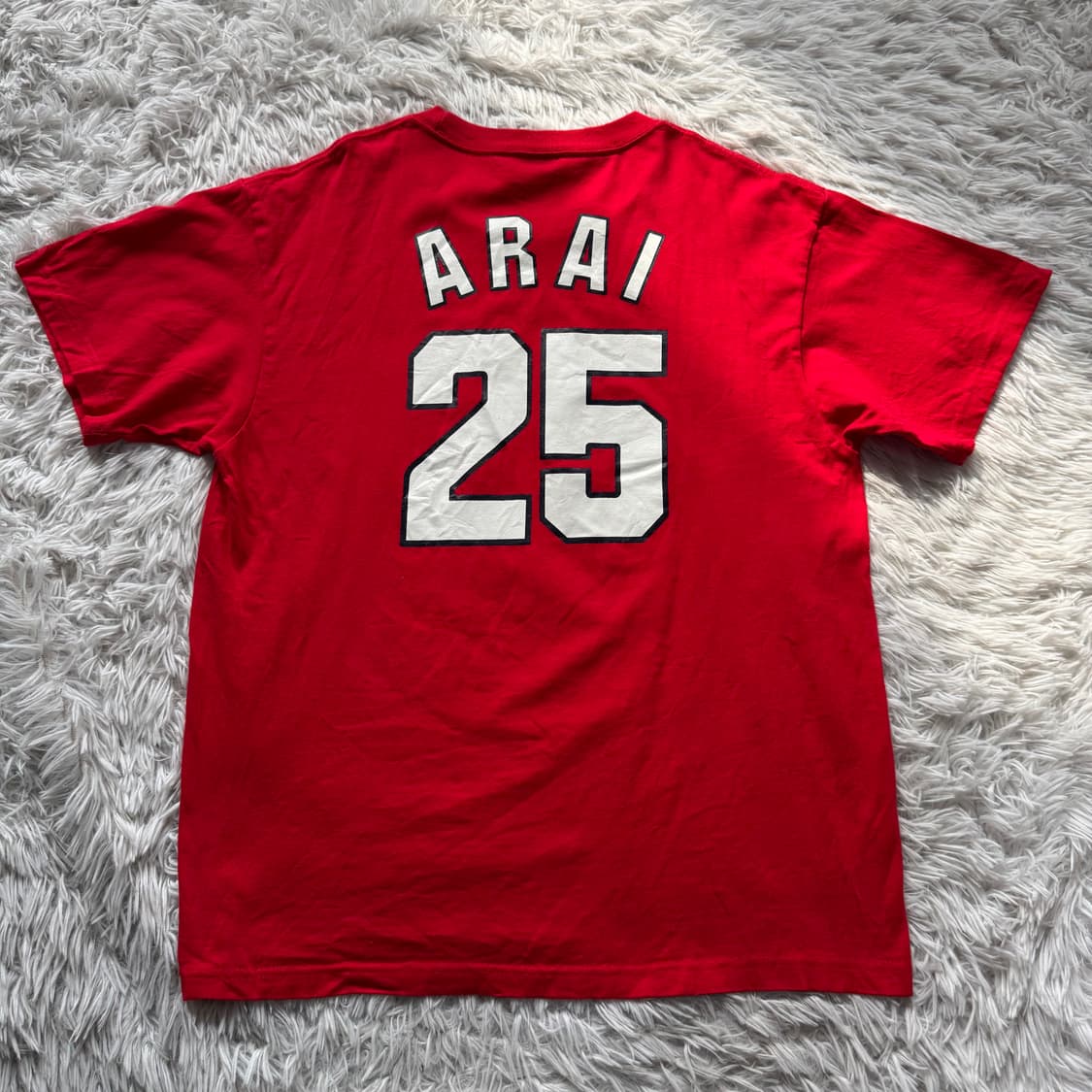 CARP 일본빈티지 야구 유니폼 반팔 아라이 유니폼 반팔티 L 100 상품이미지3