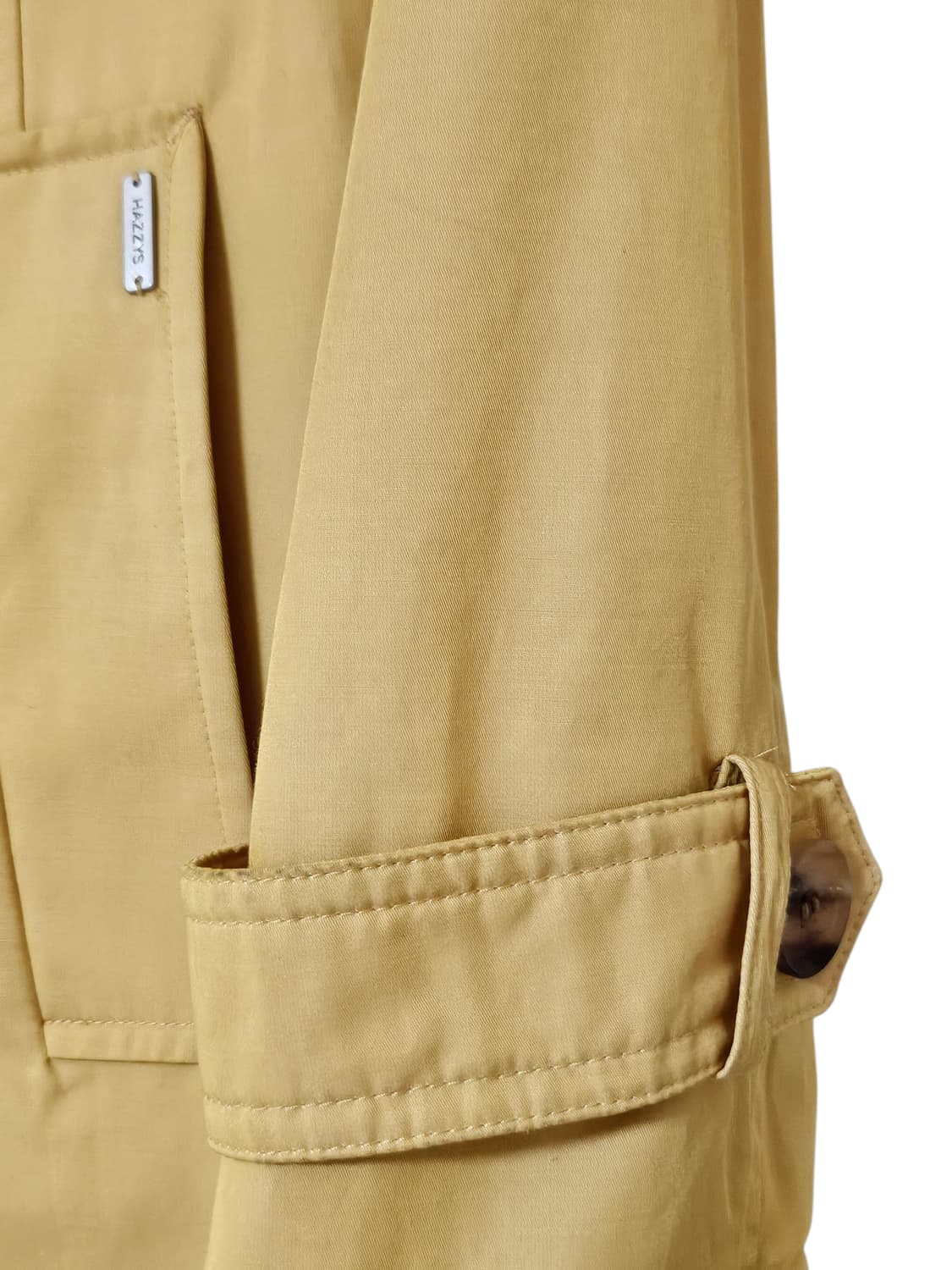 봄추천 | 헤지스 레이디스 옐로우 하프 트렌치코트 55 | 고급라인 상품이미지7