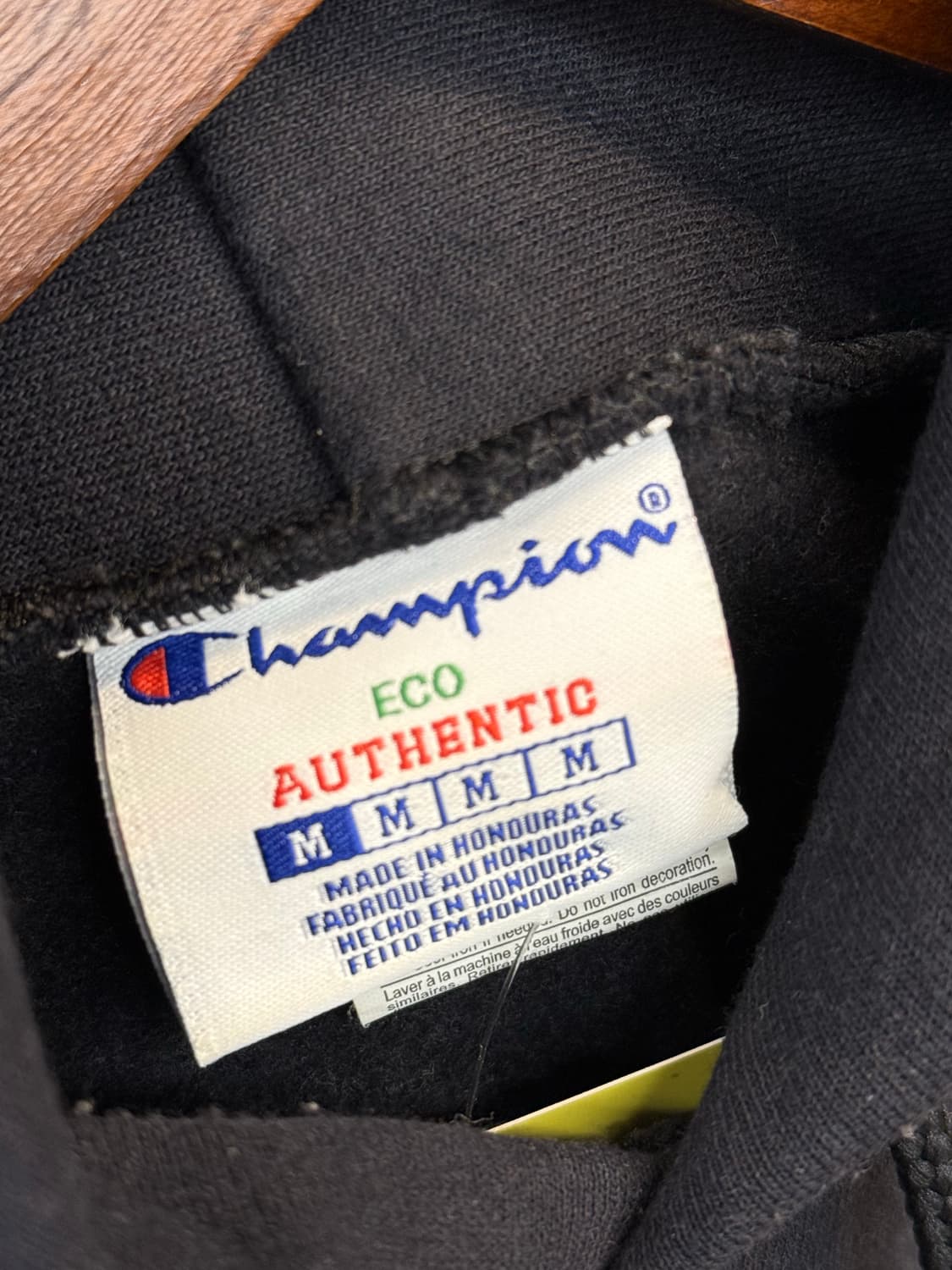 챔피온 블랙 후드티 상품이미지4