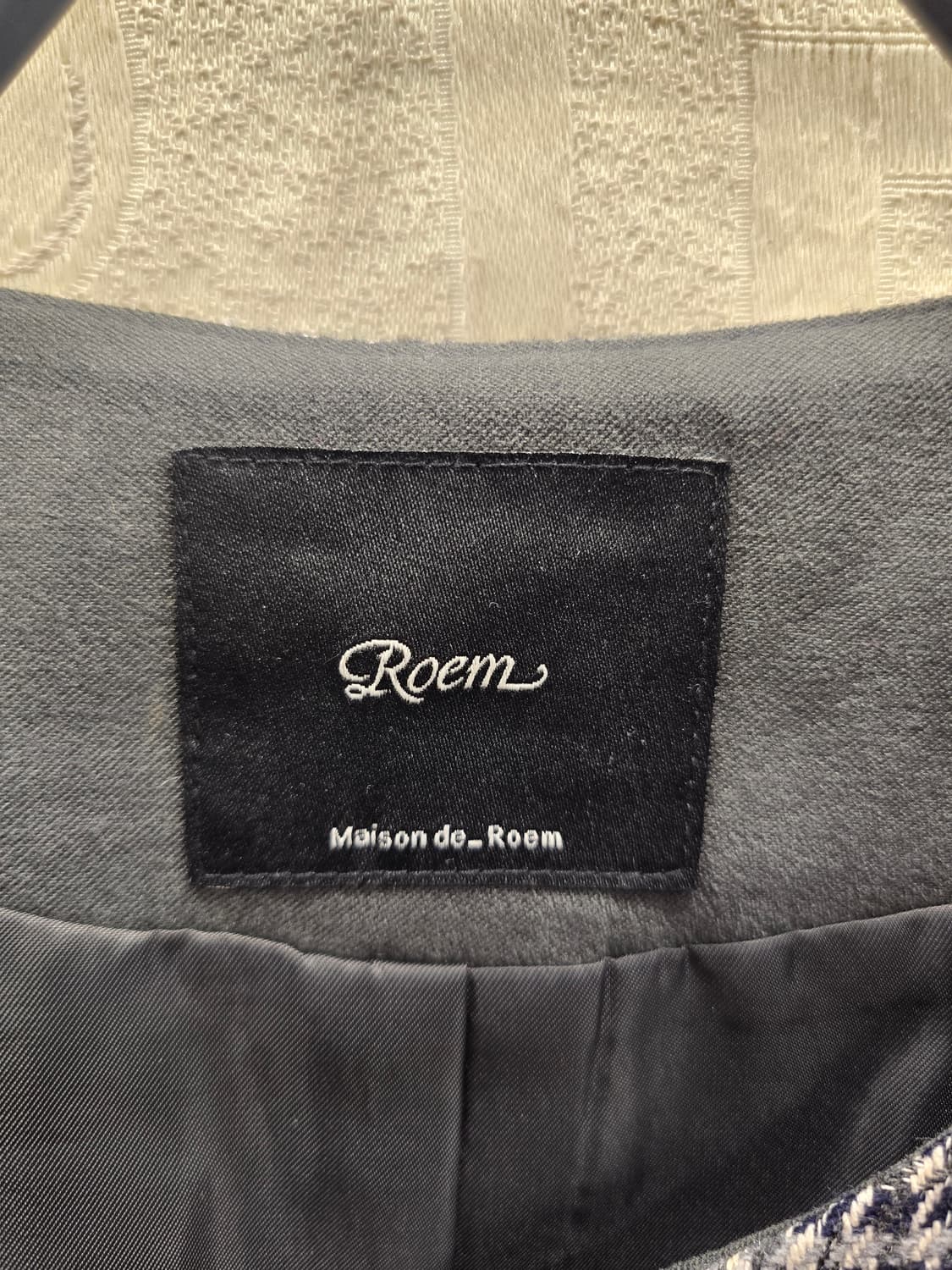 로엠 라운드 이지 트위드 크롭 자켓 M(66) 상품이미지8