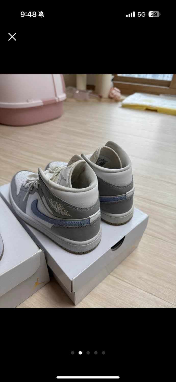 나이키 조던1 미드 울프 그레이 W270 상품이미지2