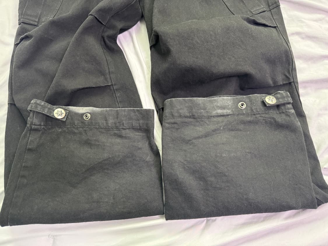 2)아오이로 히카리 스냅 M65 팬츠 블랙 상품이미지4