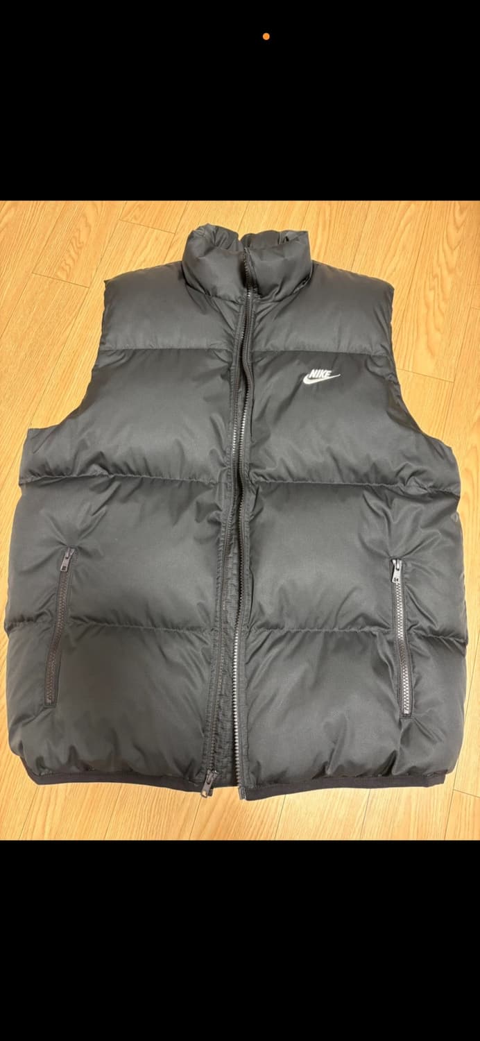 (새상품)나이키 NSW 클럽 프리마로프트 워터 리펠런트 퍼퍼 베스트 블랙 상품이미지1