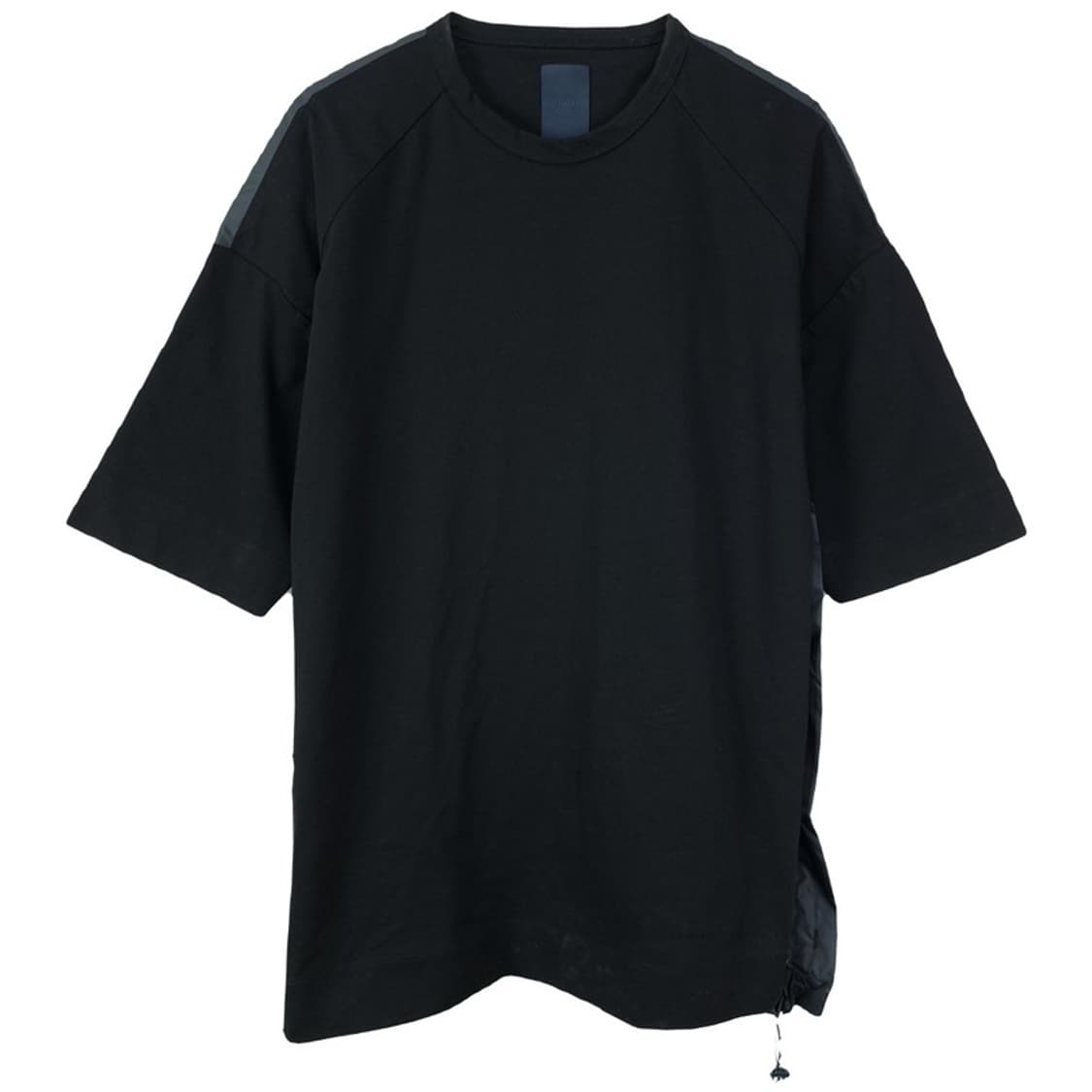 [준지] 19 s/s 블랙 나일론 스트링 오버핏 반팔티 P00937 상품이미지3