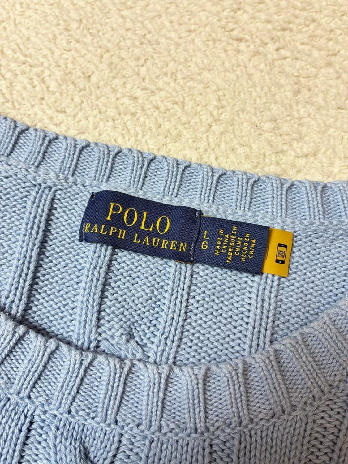 폴로 랄프로렌 큐알 신형 우먼스 반팔 니트 PN7462 상품이미지6
