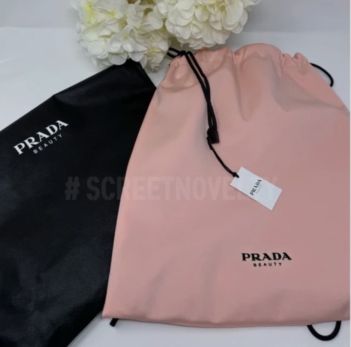 프라다 리미티드 양면 리버시블 백팩 핑크&블랙 상품이미지4