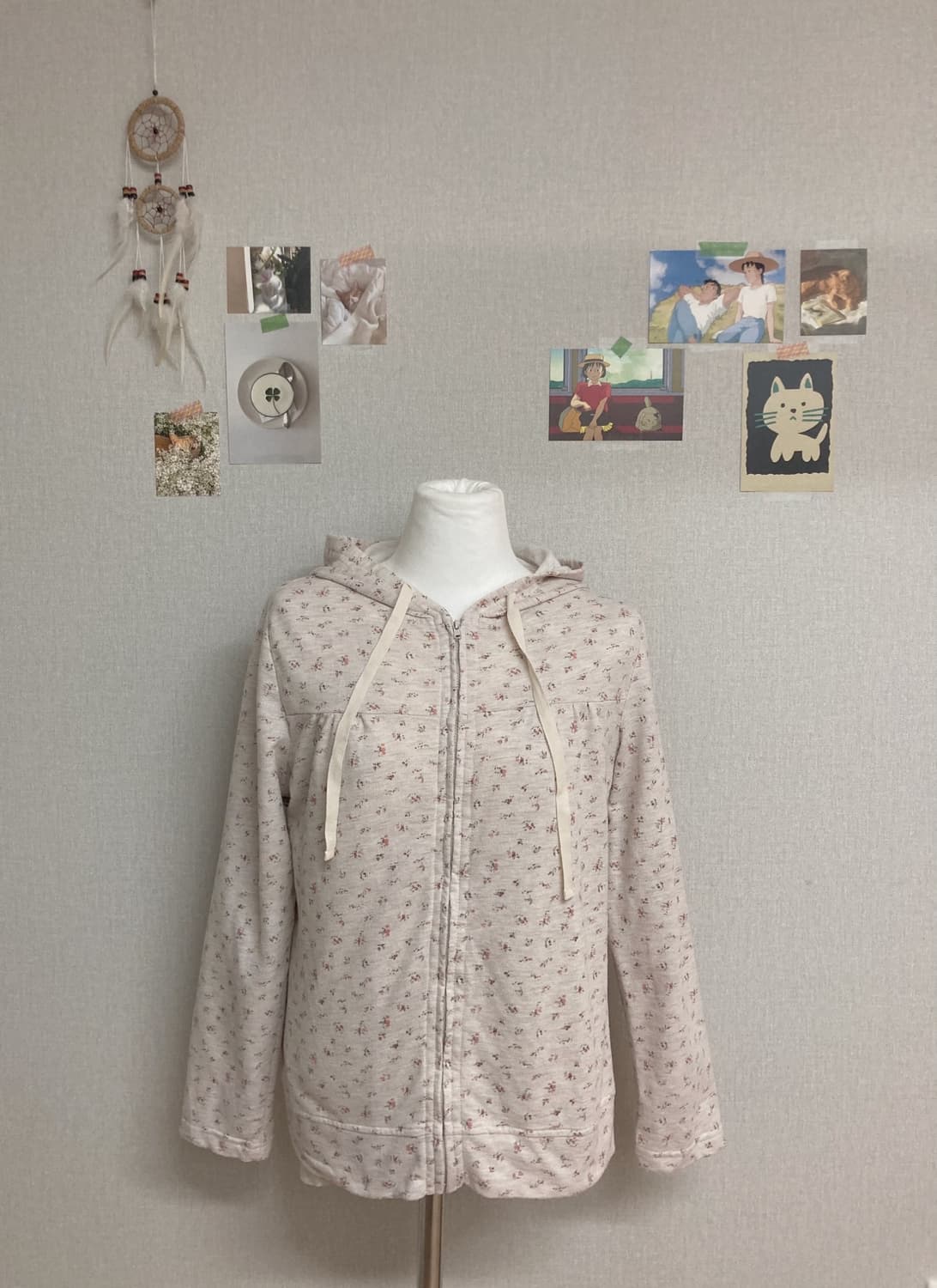 잔꽃 후드집업 상품이미지3