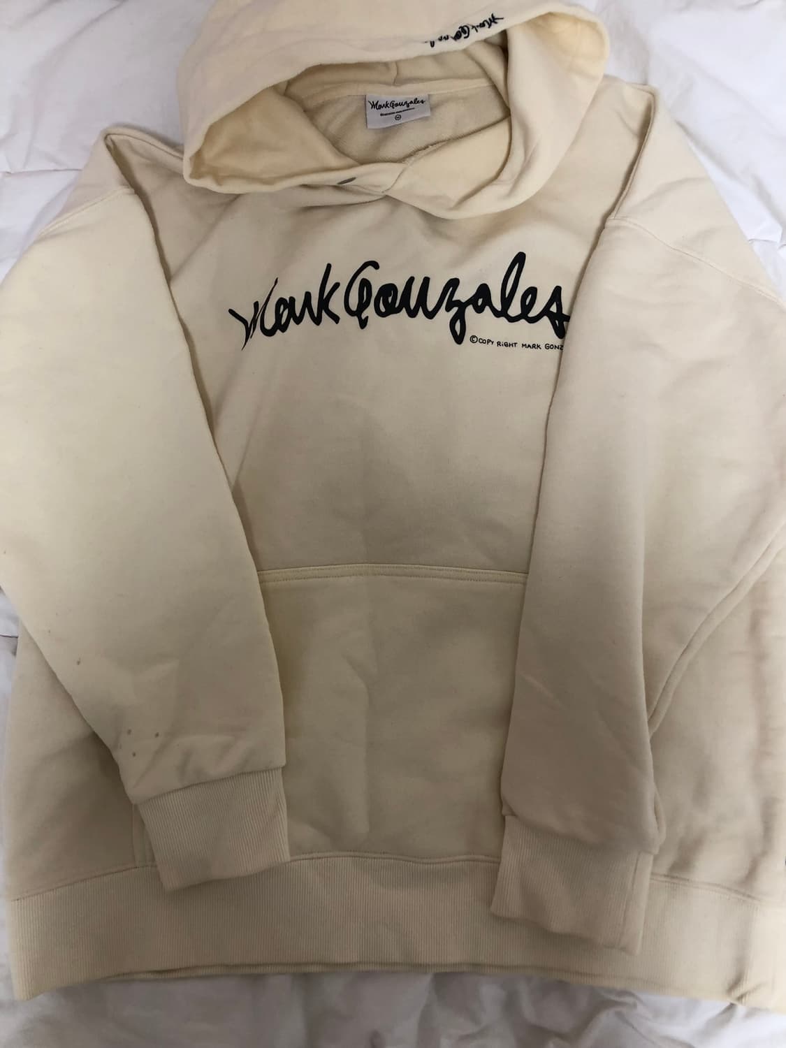 마크곤잘레스 후드티 아이보리 m 상품이미지1