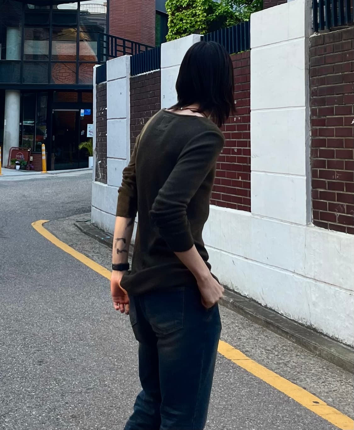 G.O.A slim fit grunge long sleeve 상품이미지2