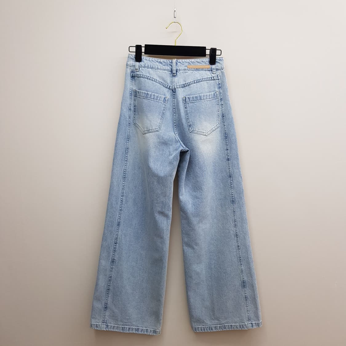 한섬 SJSJ 2025 내추럴 워싱 와이드 데님 팬츠 61-90사이즈 상품이미지5