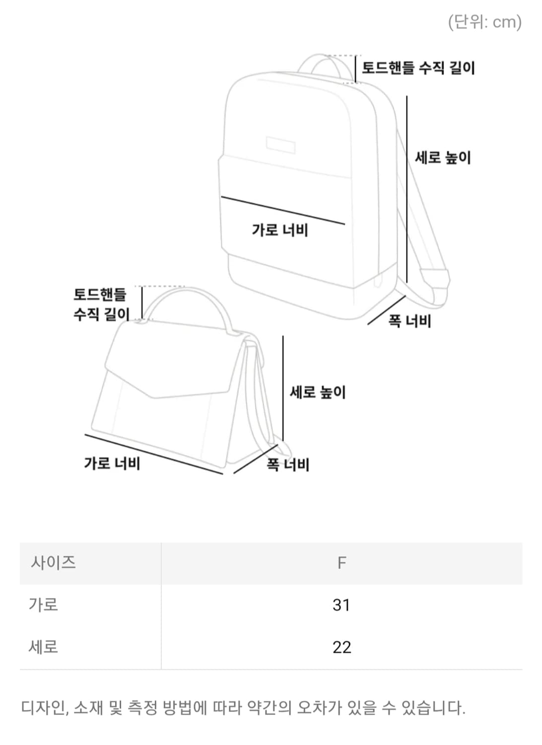 에잇세컨즈 투포켓 셔링 포켓 크로스백 가방 상품이미지10