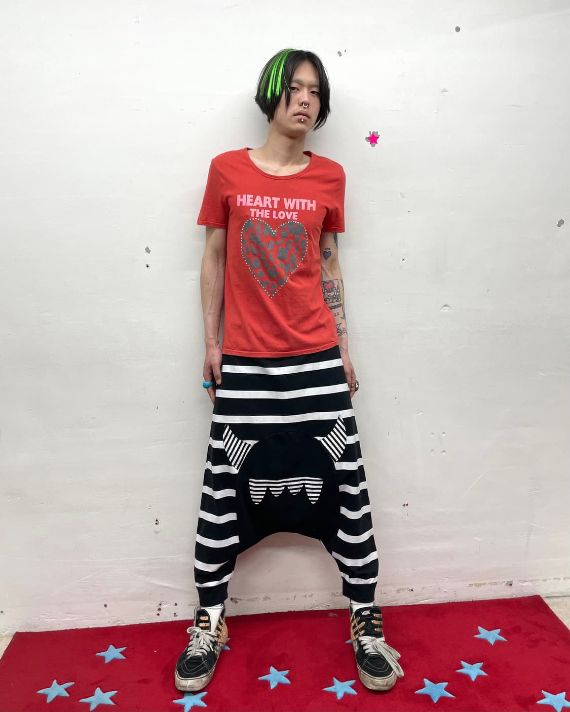 Heart cubic number T-shirt  상품이미지4