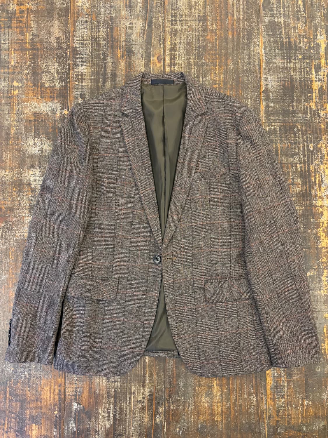 울혼방 블레이저 상품이미지4