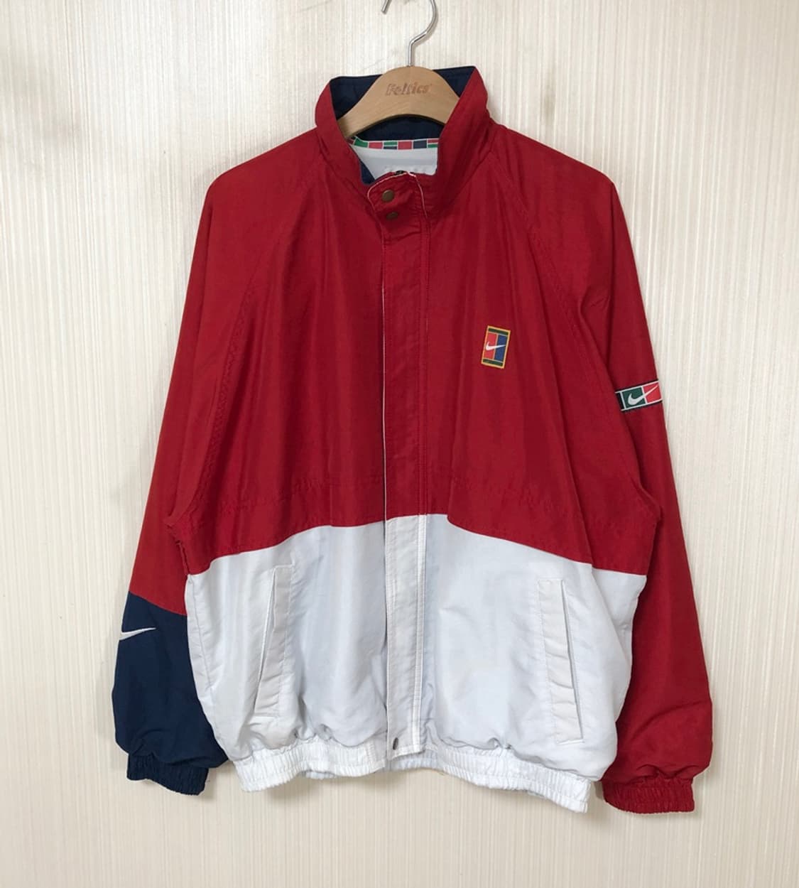 나이키 테니스코트 올드자켓/90's 나이키올드스쿨 점퍼 L 상품이미지1