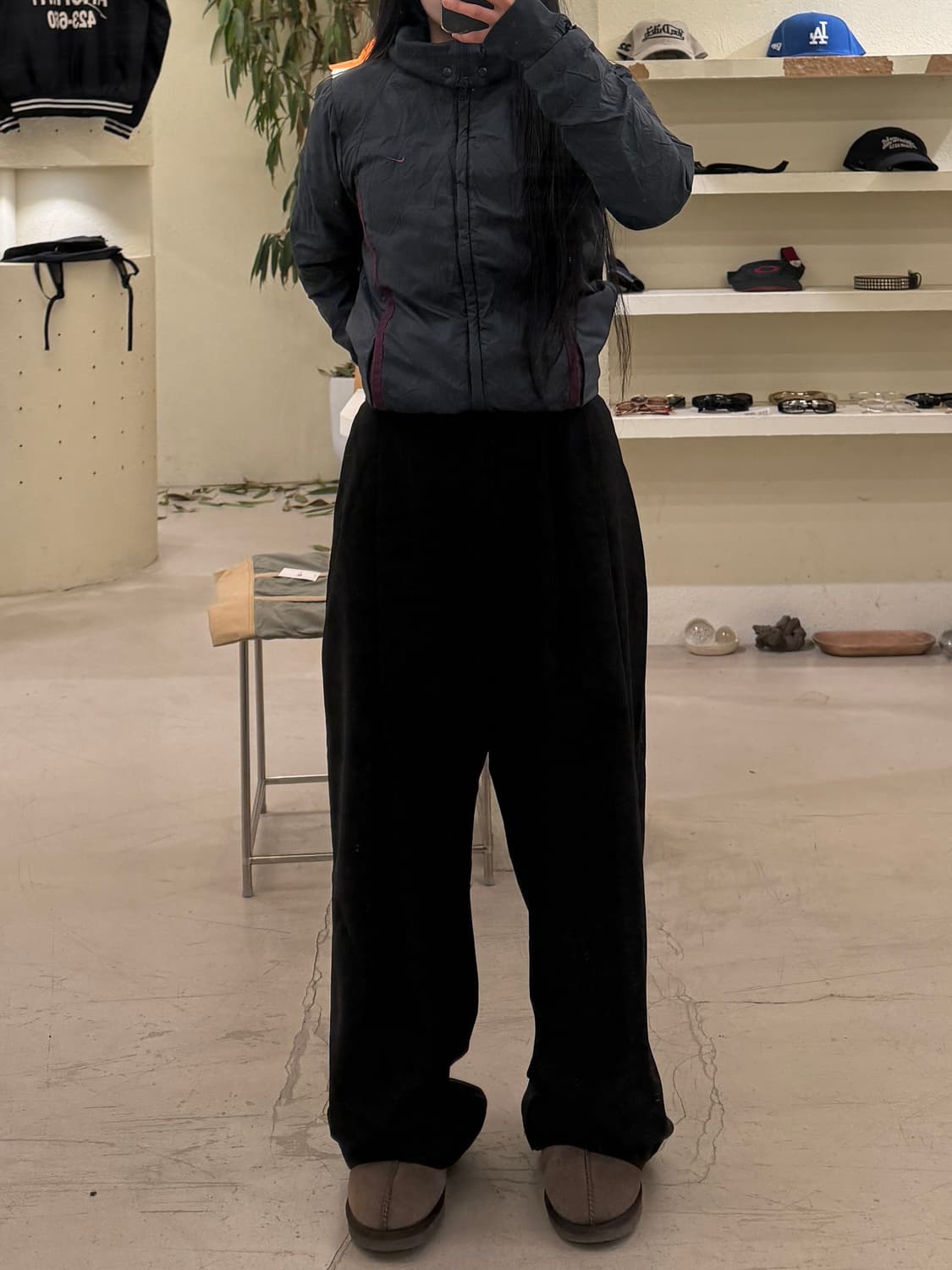 빈티지 밴딩 와이드 슬랙스 U556 상품이미지1