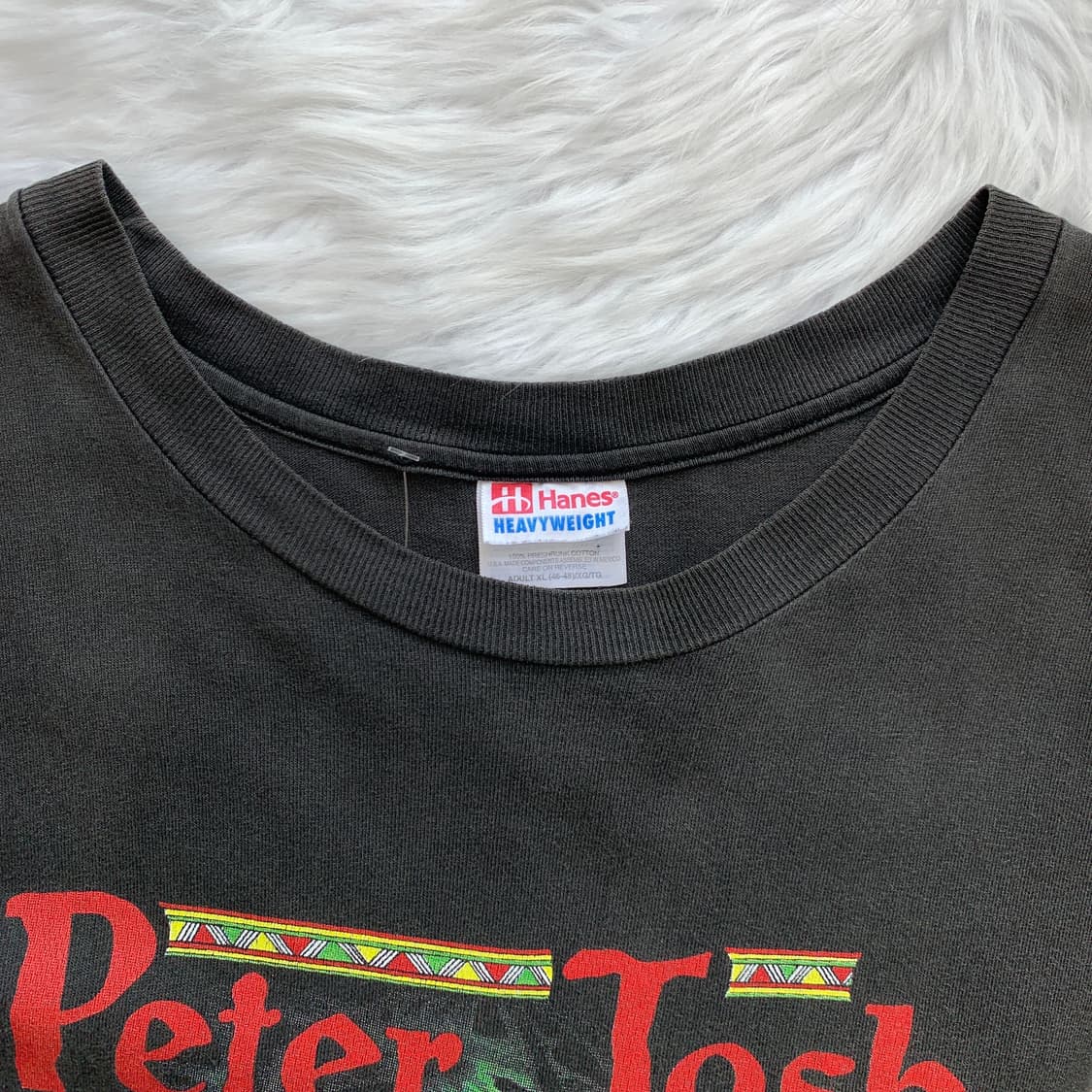Hanes 헤인즈 Peter Tosh 프린트 워싱 반팔 티셔츠 1477 상품이미지4