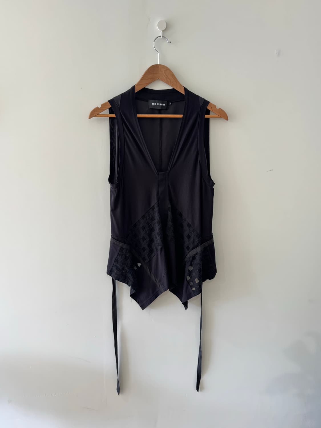 Gomme seethrough vest 상품이미지1