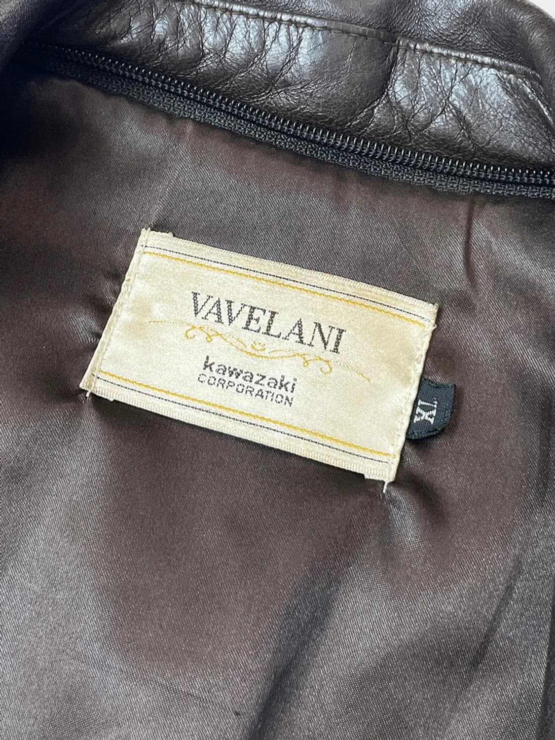 VAVELANI 가와사키 90s A-2 양가죽 자켓 A1406 상품이미지6