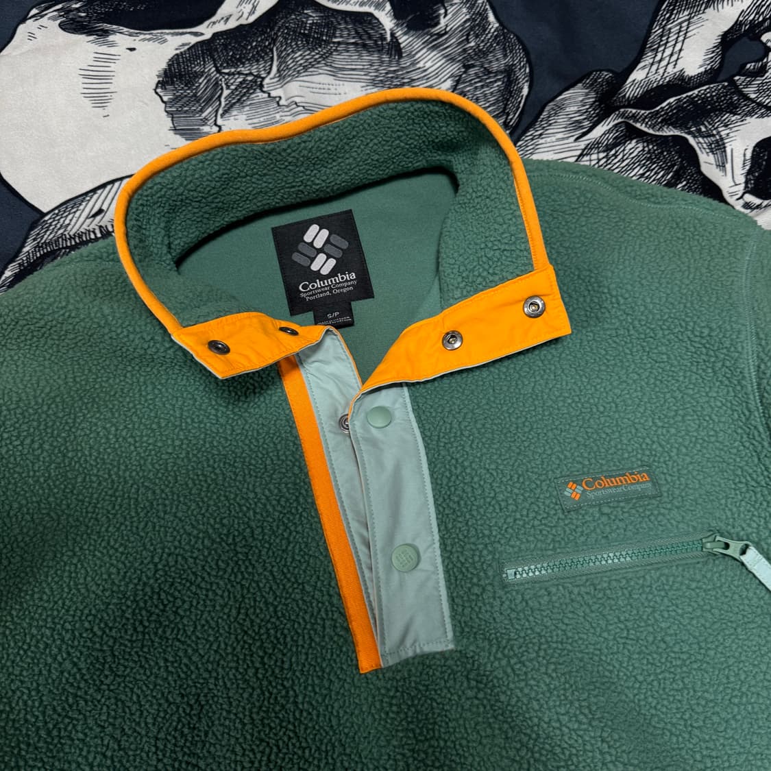 콜롬비아 신칠라 후리스 반집업 S사이즈 상품이미지2