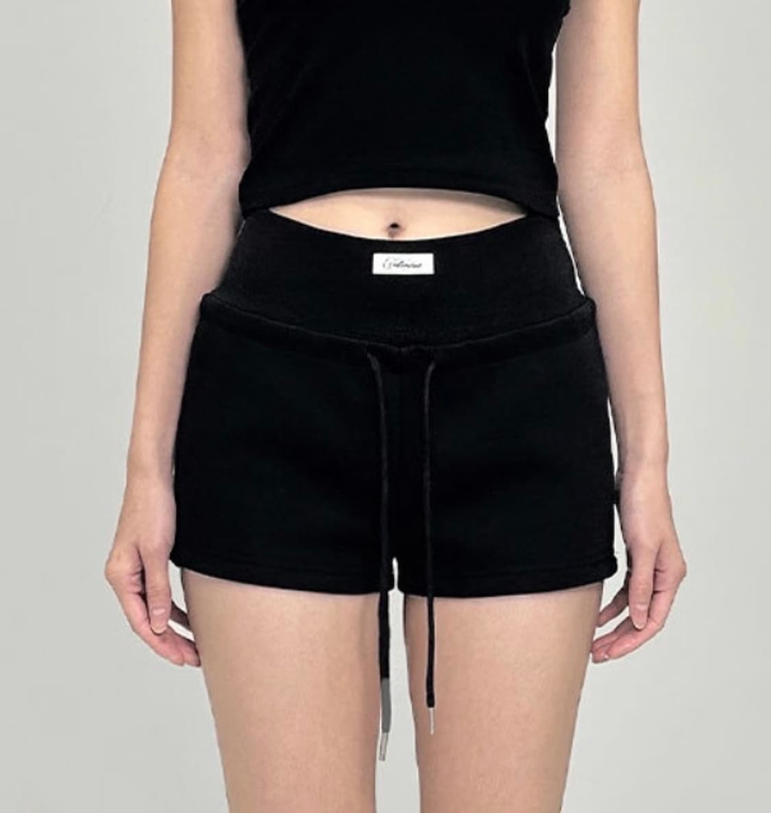 호디에 파르바 로고 라벨 숏츠 반바지 상품이미지1