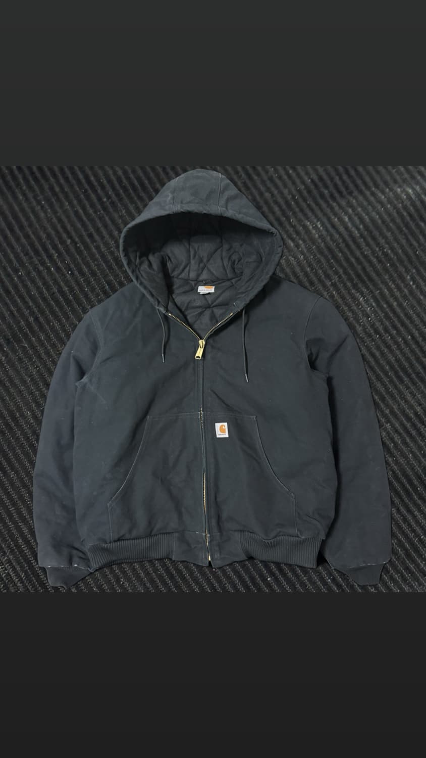 칼하트 j140 덕 액티브자켓 블랙 상품이미지1