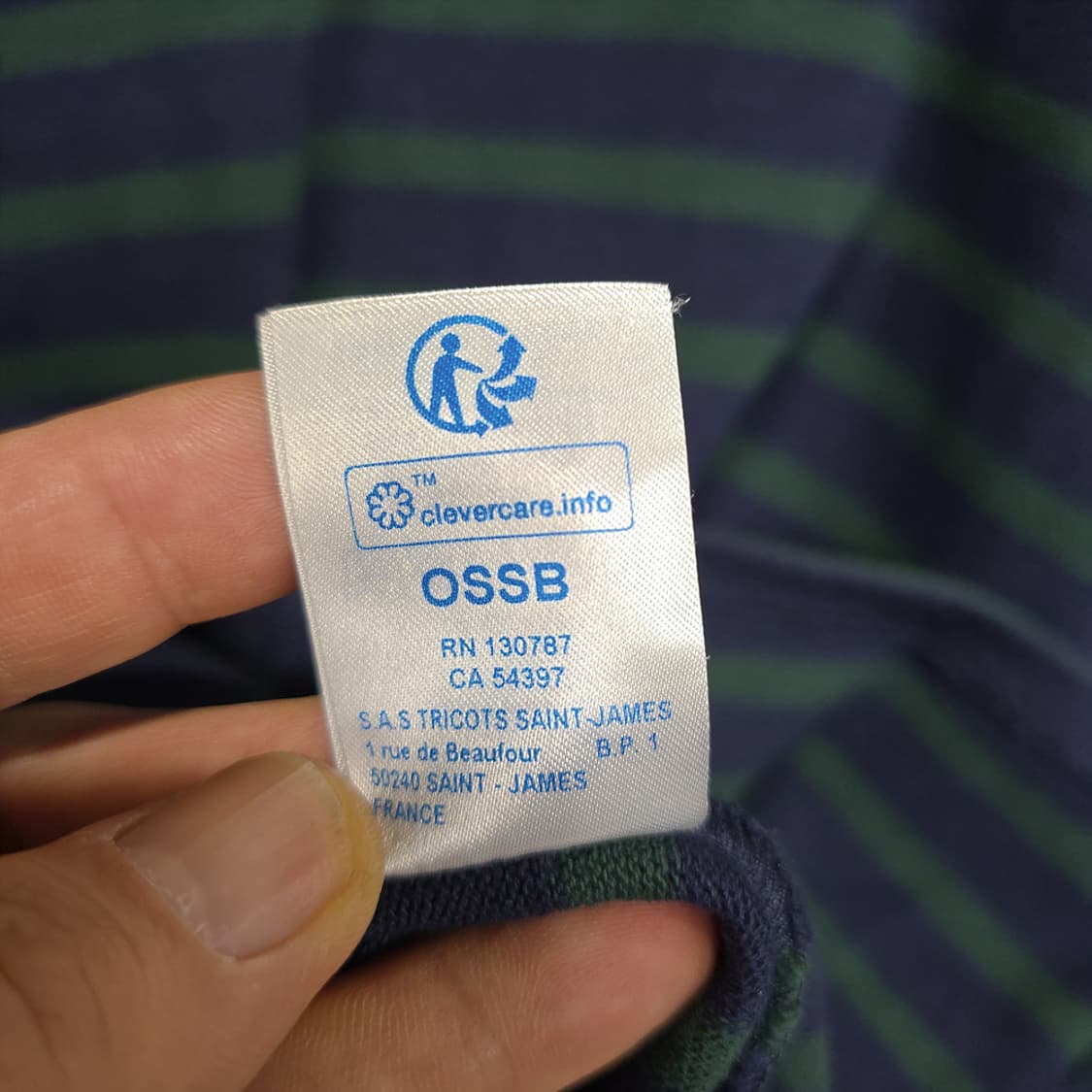 세인트제임스(SAINT JAMES) 스트라이프 롱슬리브 XL 상품이미지8