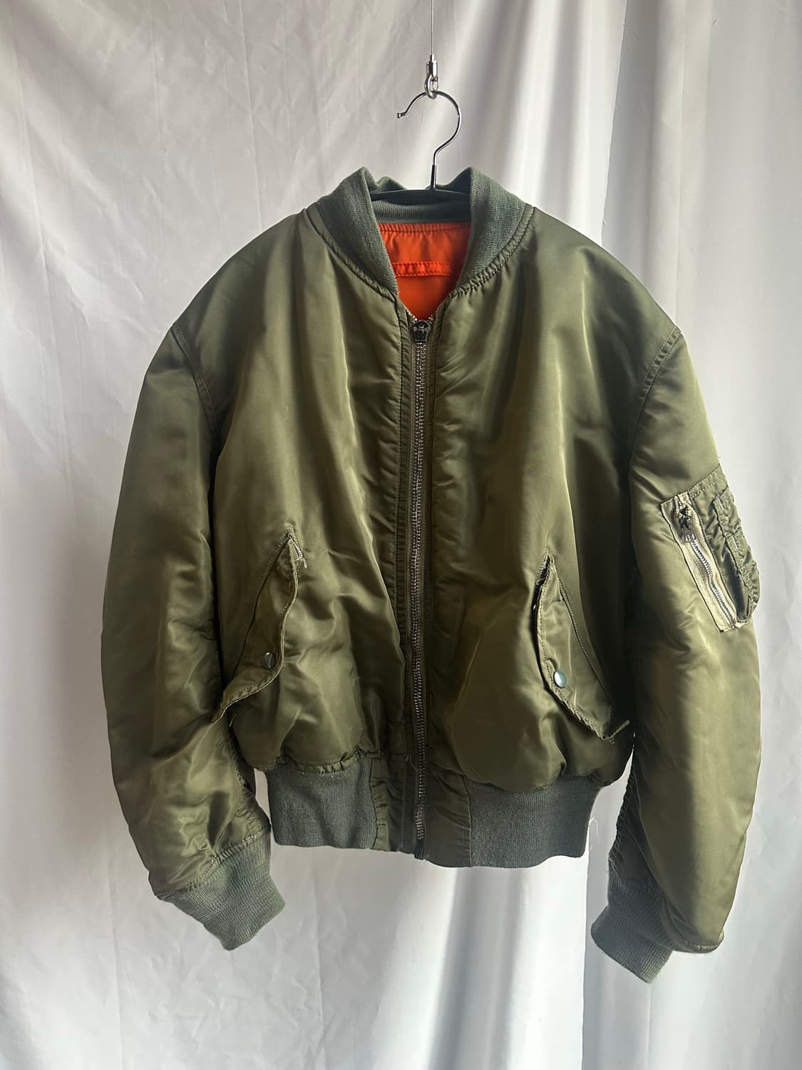 90s 알파인더스트리 MA-1 made in USA 상품이미지1