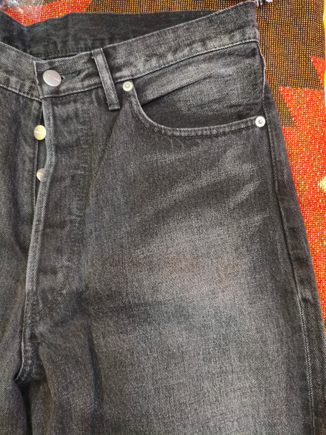 그라프페이퍼 셀비지 와이드 스트레이트 데님 팬츠 판매합니다 상품이미지4