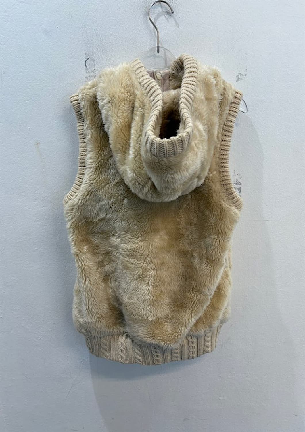 빈티지 퍼 조끼  상품이미지2