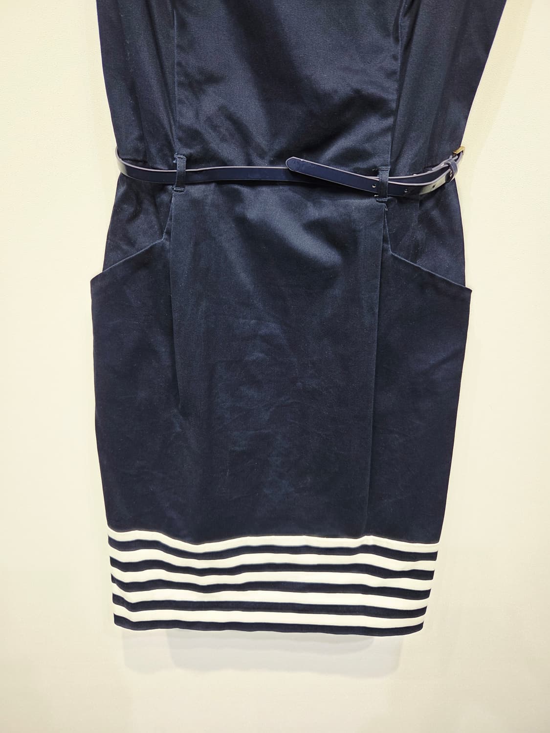 타미힐피거 네이비 민소매 드레스_호칭2 상품이미지4