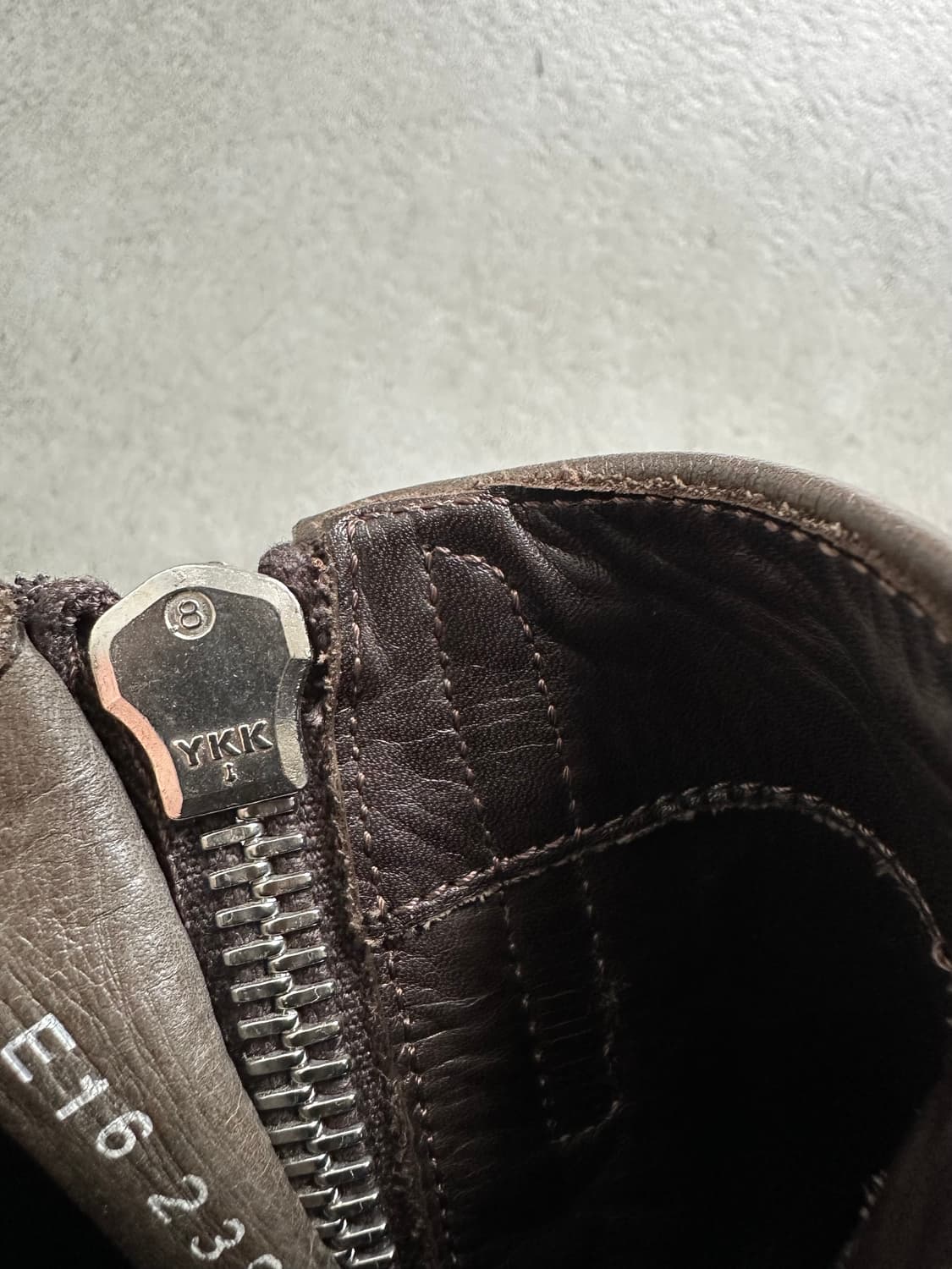 릭오웬스 AW16 아카이브 하이탑 부츠 카키 상품이미지9