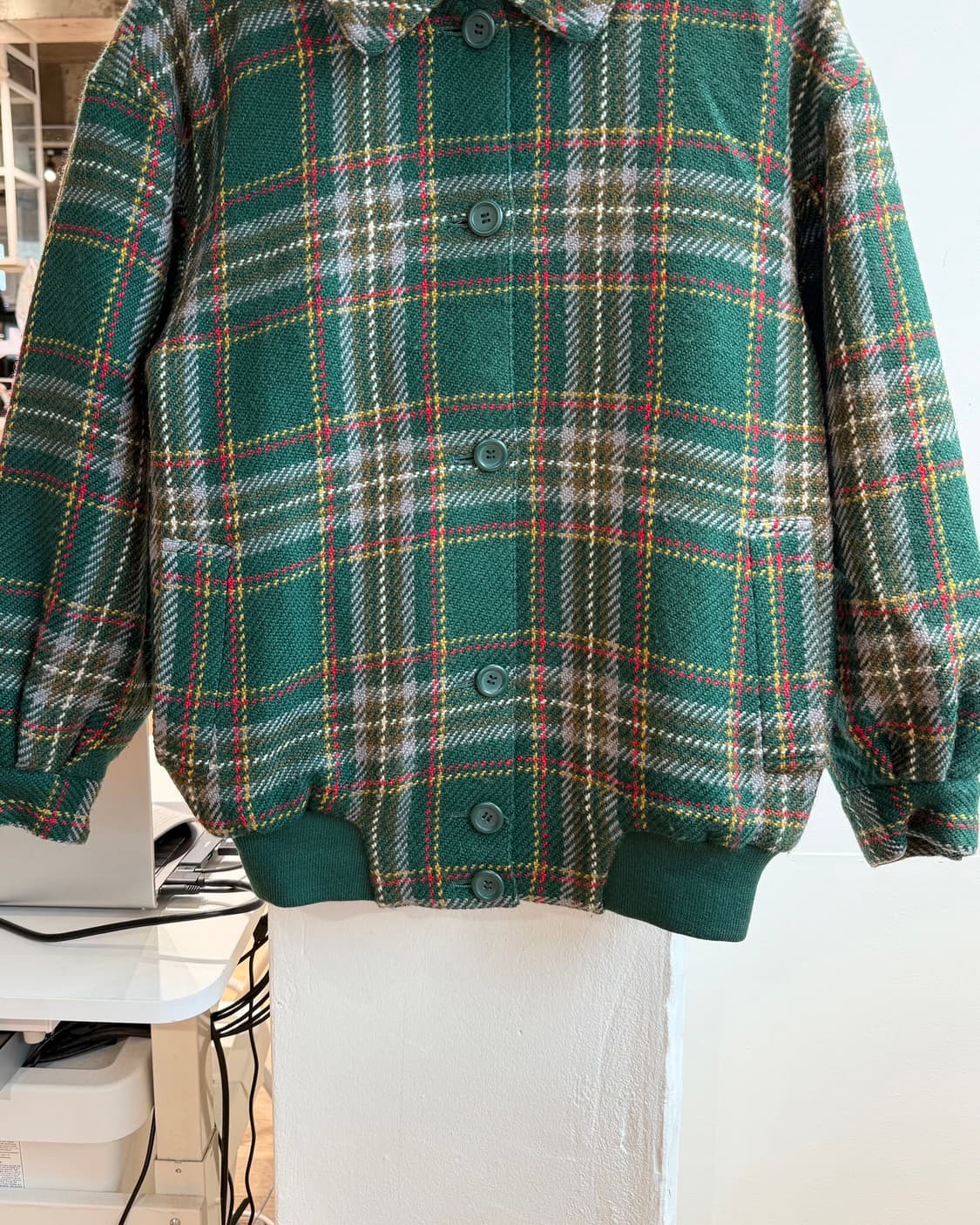 크리스찬 디올 스포츠 그린 체크 자켓  상품이미지6