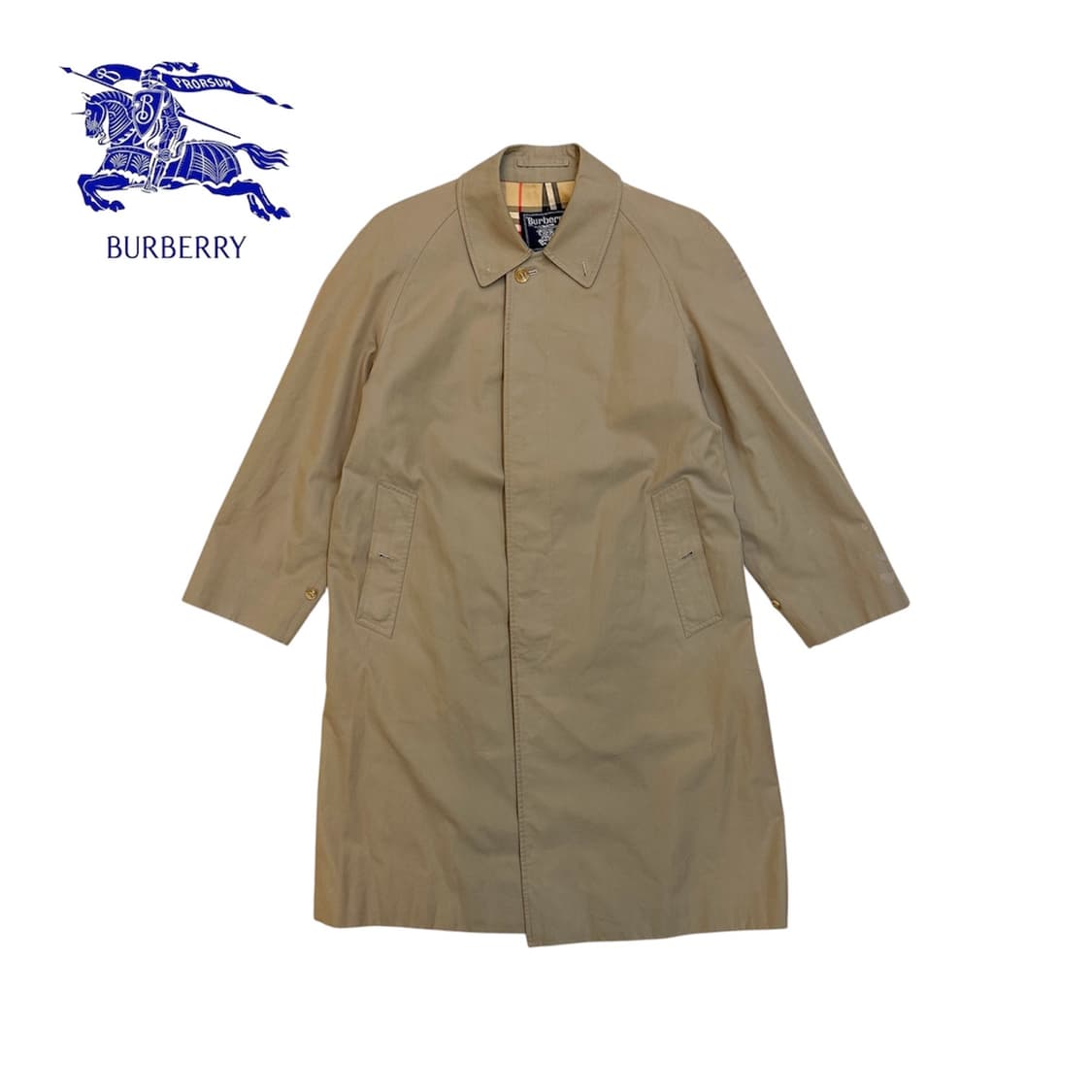 버버리 개버딘 발마칸 코트 상품이미지1
