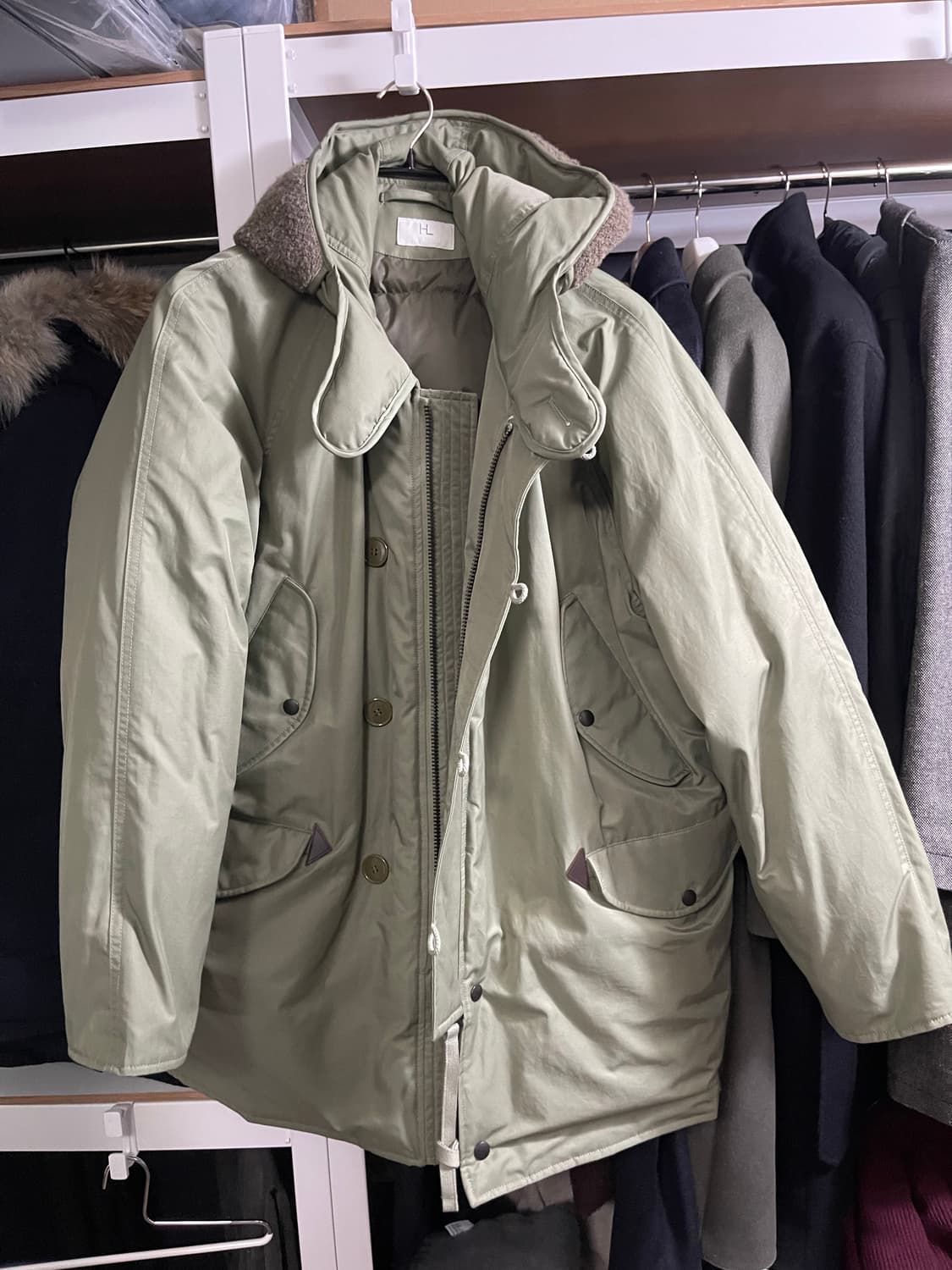 24fw 헤릴 cwu 세이지그린 2사이즈 상품이미지4