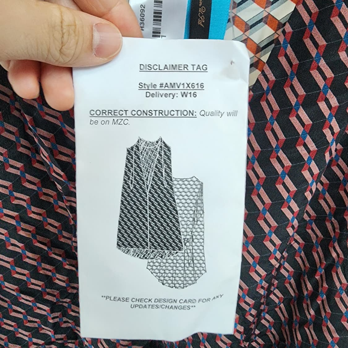BCBG  패턴 실크 조끼 블라우스 상품이미지5