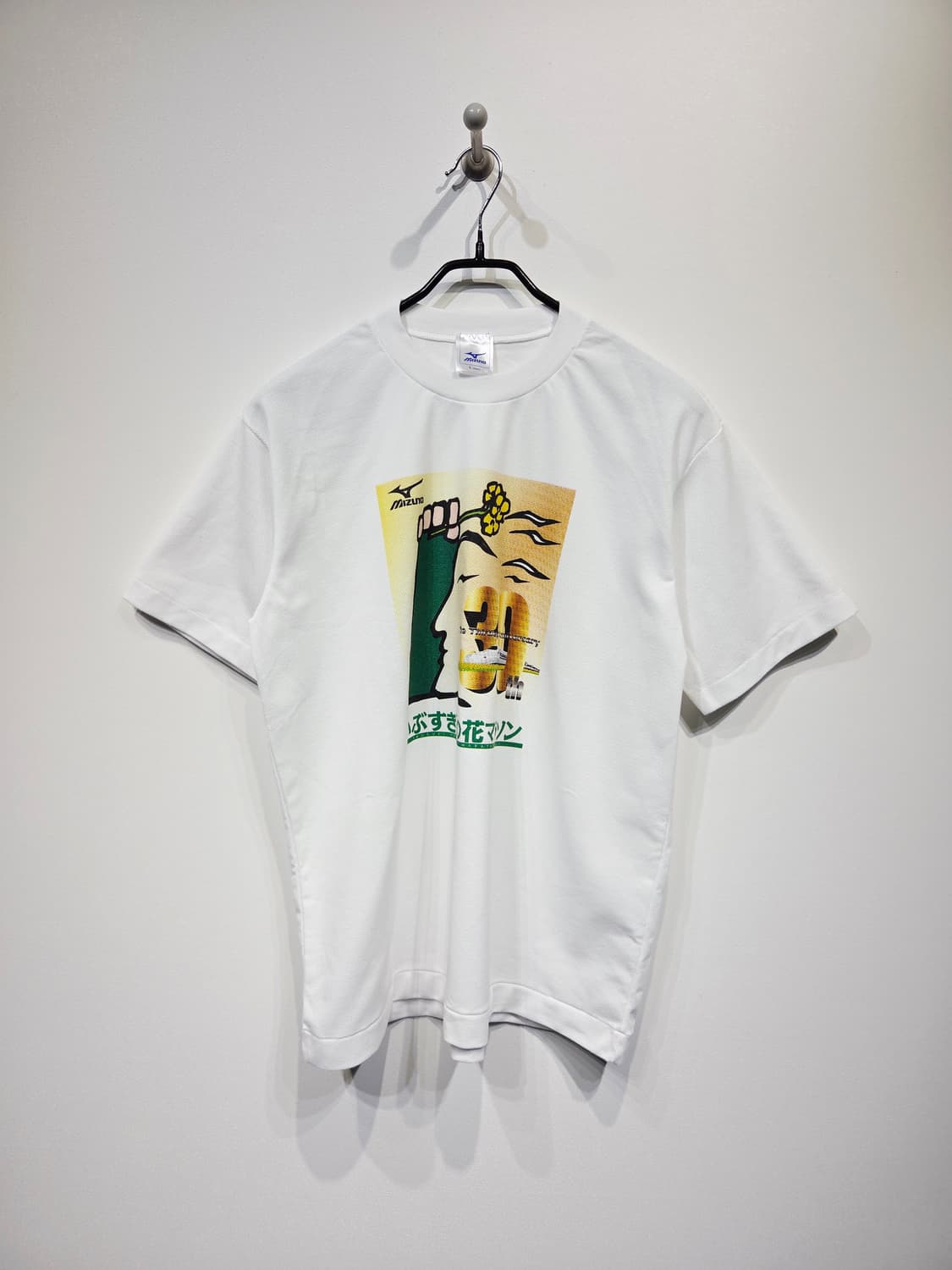 미즈노 이부스키 나노하나 마라톤 30주년 기념 화이트 티셔츠_L 상품이미지2