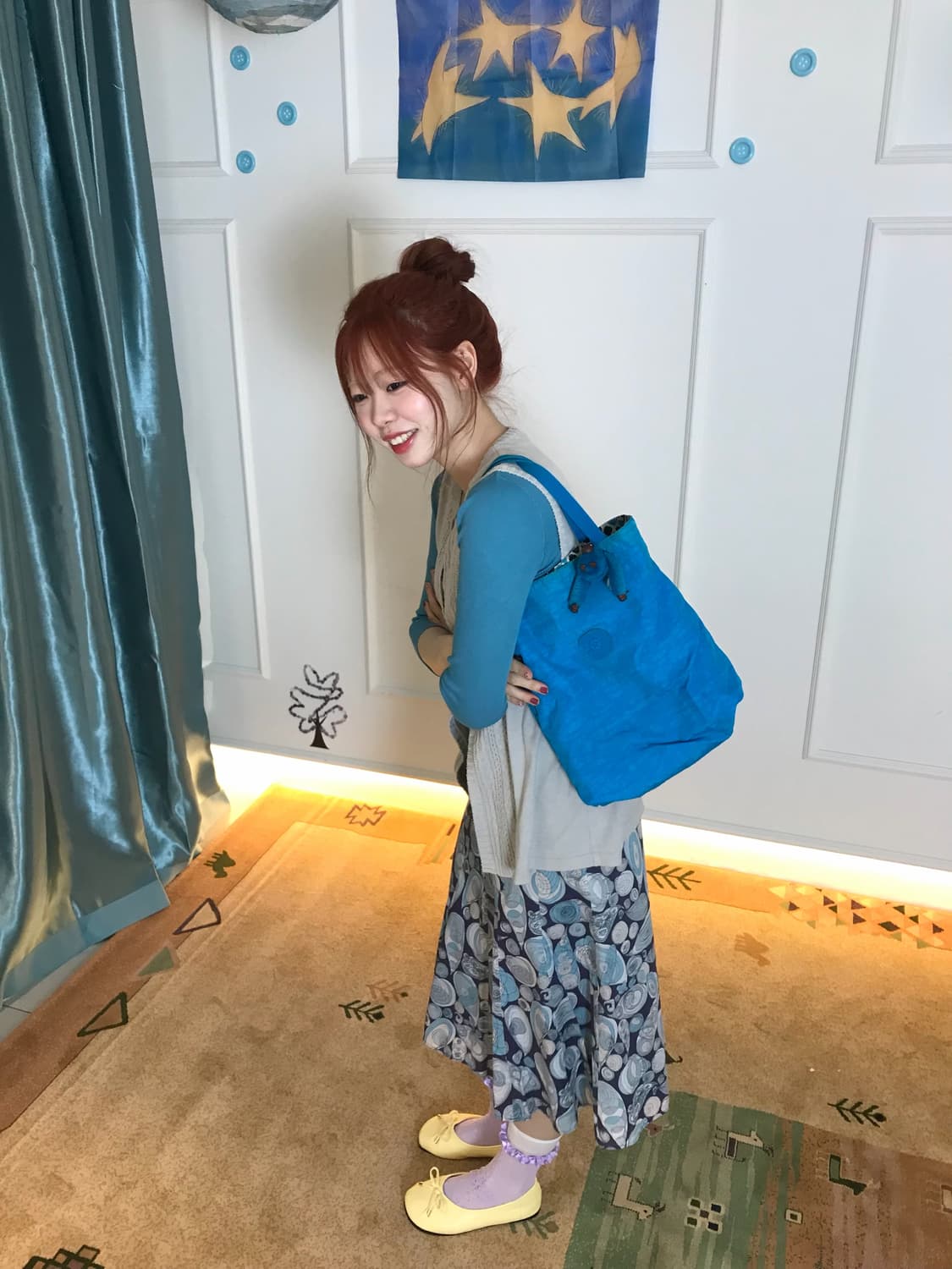나들이 갈 때 입는 귀여운 코디셋~ 🧺🍄‍🟫🩵 상품이미지3